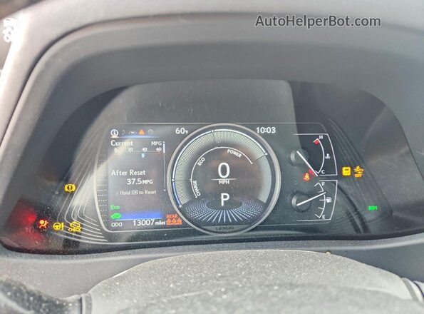 JTHP9JBH3M2040790 2021 LEXUS UX Gray Вид щитка приладів
