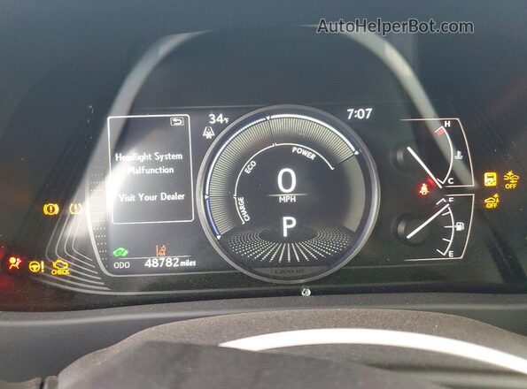 JTHP9JBH3P2064236 2023 LEXUS UX Silver Widok zestawu wskaźników