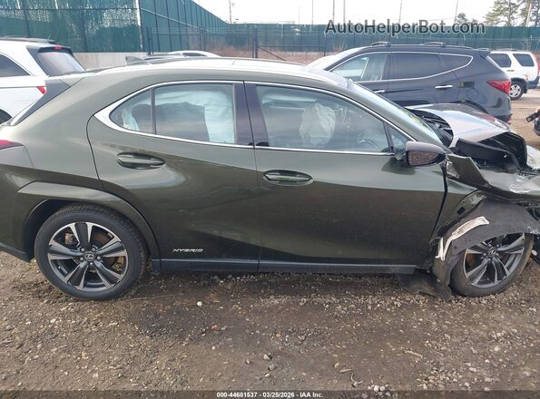 JTHP9JBH5N2055874 2022 LEXUS UX 250H Green Widok wnętrza z tyłu