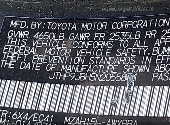 JTHP9JBH5N2055874 2022 LEXUS UX 250H Green Widok komory silnika
