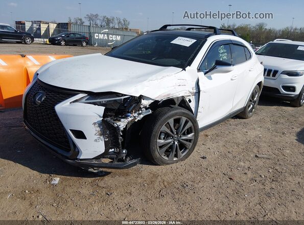 JTHR6JBH8P2139448 2023 LEXUS UX 250H White წინა მარცხენა ხედი სამი მეოთხედიდან