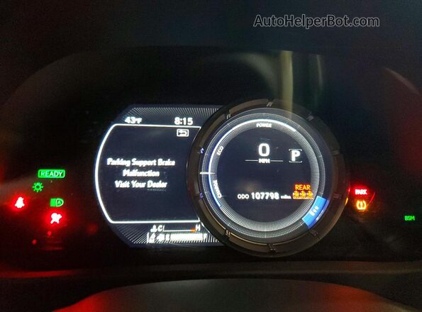 JTHR9JBH0M2050976 2021 LEXUS UX Черный Вид щитка приборов