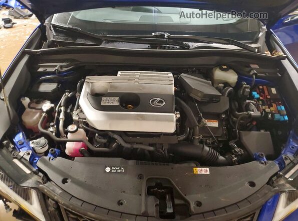 JTHR9JBH2M2051322 2021 LEXUS UX Blue Engine compartment view