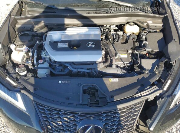 JTHR9JBH2N2056912 2022 LEXUS UX Black ძრავის განყოფილების ხედი