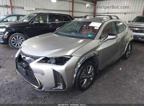JTHR9JBH3N2060239 2022 LEXUS UX 250H Beige წინა მარცხენა ხედი სამი მეოთხედიდან