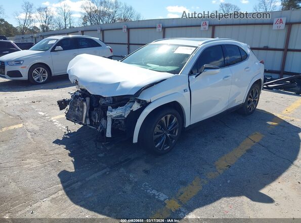 JTHR9JBH6N2062020 2022 LEXUS UX 250H White Առջևի ձախ երեք քառորդ տեսարան