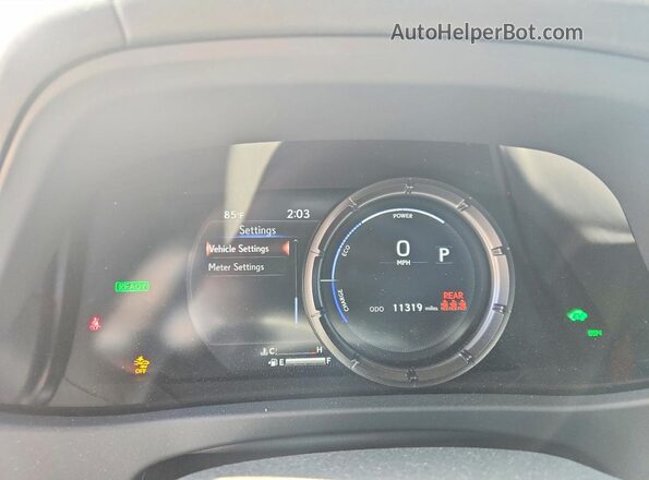 JTHR9JBHXR2079134 2024 LEXUS UX Silver Սարքավորումների վահանակի տեսք