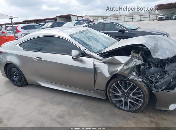 JTHSE5BC6H5008339 2017 LEXUS RC 350 Silver Rear interior view