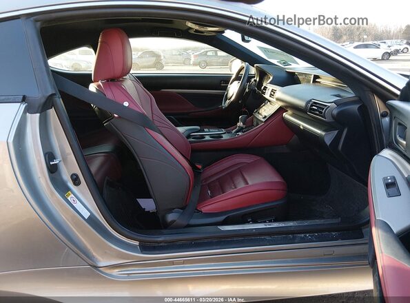 JTHSM5BC6G5000727 2016 LEXUS RC 300 Silver Widok wnętrza z przodu