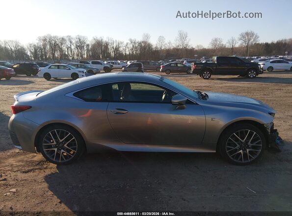 JTHSM5BC6G5000727 2016 LEXUS RC 300 Silver Widok wnętrza z tyłu