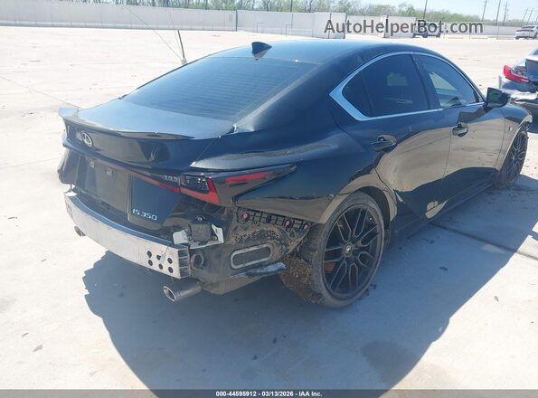 JTHSZ1B26N5052308 2022 LEXUS IS 350 Black Հետևի աջ
