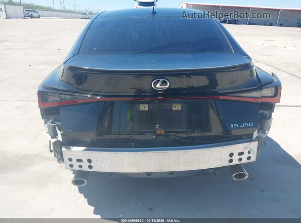 JTHSZ1B26N5052308 2022 LEXUS IS 350 Black Դիմացի տեսք