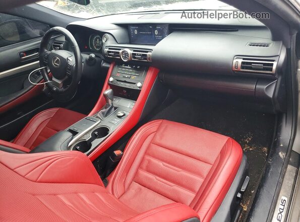 JTHSZ5BC3K5009797 2019 LEXUS RC Желто-коричневый Вид панели приборов