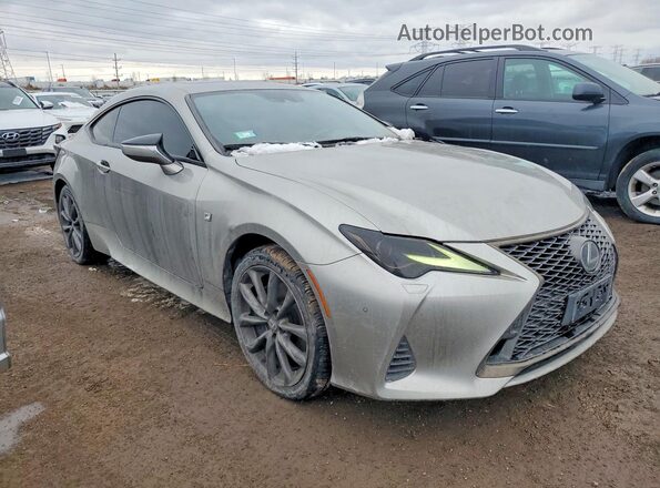 JTHSZ5BC3K5009797 2019 LEXUS RC Желто-коричневый Передняя правая четверть