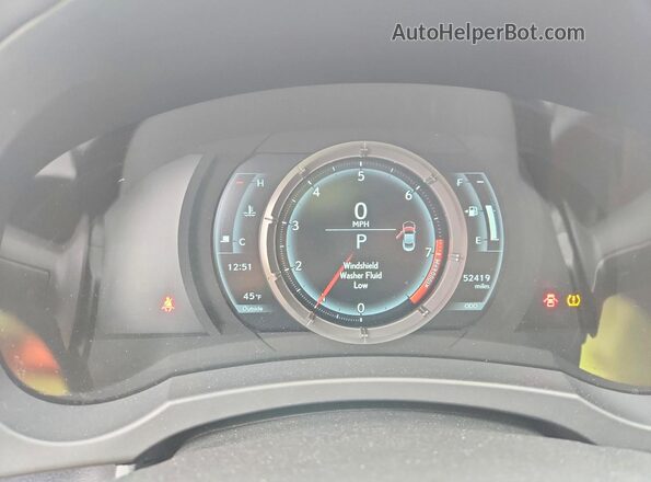 JTHSZ5BC6K5009129 2019 LEXUS RC Белый Вид щитка приборов