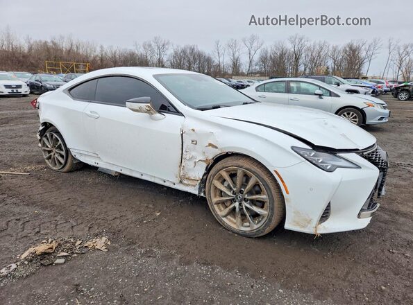 JTHSZ5BC6K5009129 2019 LEXUS RC Белый Передняя правая четверть