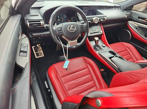 JTHSZ5BC6K5009129 2019 LEXUS RC Белый Вид панели приборов