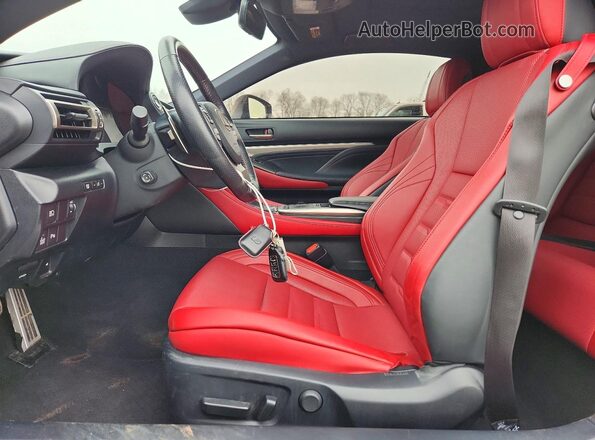 JTHSZ5BC6K5009129 2019 LEXUS RC Белый Вид салона спереди