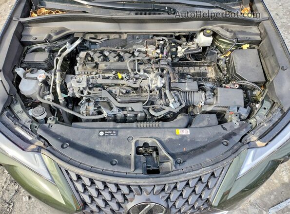 JTHX3JBH1N2052150 2022 LEXUS UX Green Вид задньої частини салону