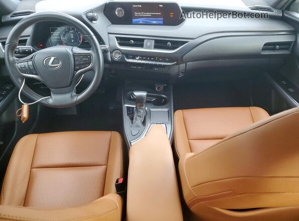 JTHX3JBH8M2040396 2021 LEXUS UX White Dashboard view