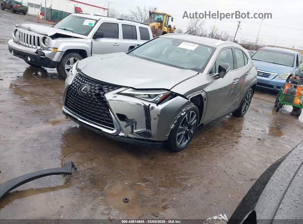 JTHX3JBH9L2031446 2020 LEXUS UX 200 Серый Передняя левая четверть