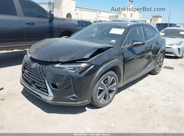 JTHX3JBHXN2056309 2022 LEXUS UX Black წინა მარცხენა ხედი სამი მეოთხედიდან