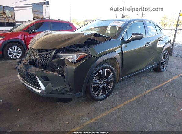 JTHX9JBH6N2060484 2022 LEXUS UX 250H Green Przód lewy