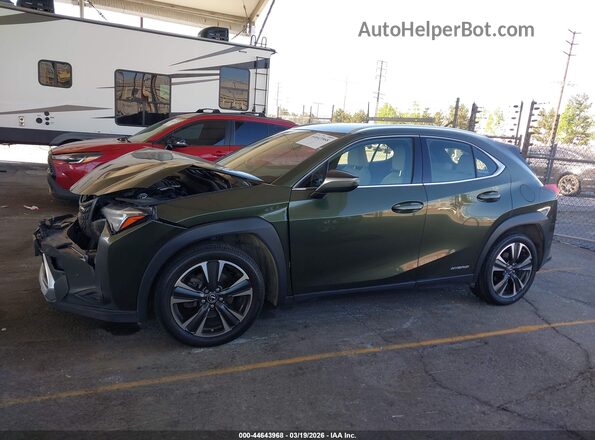 JTHX9JBH6N2060484 2022 LEXUS UX 250H Green Widok wnętrza 360 stopni