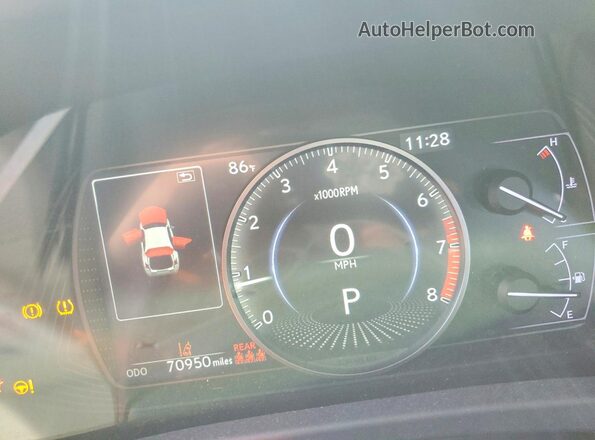 JTHY3JBH0K2000671 2019 LEXUS UX Черный Вид щитка приборов