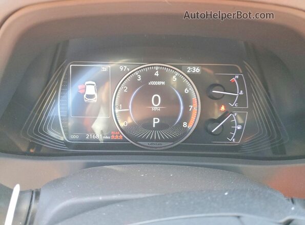 JTHY3JBHXK2012505 2019 LEXUS UX Gray ხელსაწყოთა პანელის ხედი