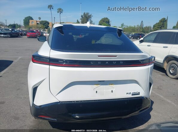 JTJAAAAB3PA007064 2023 LEXUS RZ 450E White 