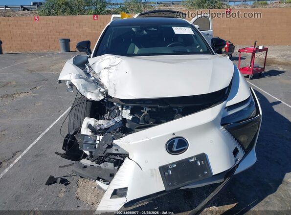 JTJAAAAB8PA019596 2023 LEXUS RZ 450E White Rear interior view