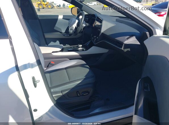 JTJAAAAB8PA019596 2023 LEXUS RZ 450E White Front interior view