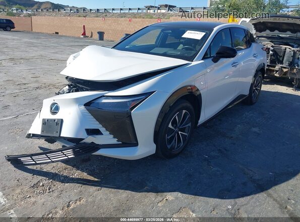 JTJAAAAB8PA019596 2023 LEXUS RZ 450E White Front left