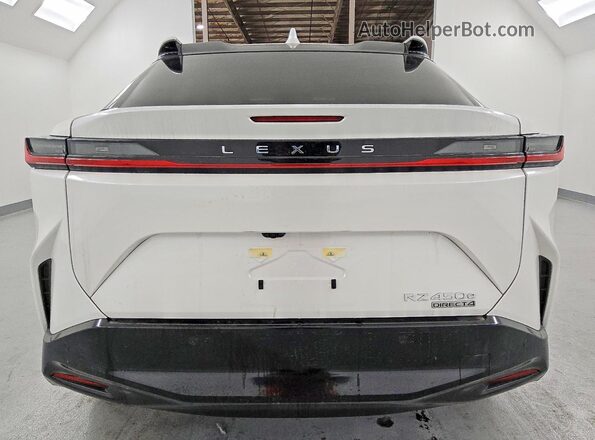 JTJAAAAB9PA012401 2023 LEXUS RZ White უკანა ხედი