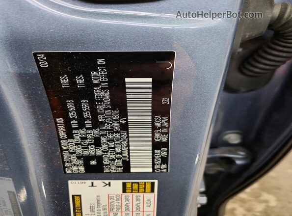 JTJAAAAB9RA024647 2024 LEXUS RZ Teal Вид наклейки з VIN-кодом