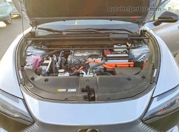JTJABABB1SA009139 2025 LEXUS RZ Silver ძრავის განყოფილების ხედი