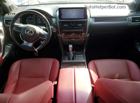 JTJAM7BX0N5338842 2022 LEXUS GX Silver წინა პანელის ხედი