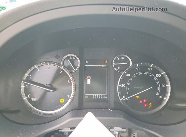 JTJAM7BX1M5268010 2021 LEXUS GX Gray ხელსაწყოთა პანელის ხედი