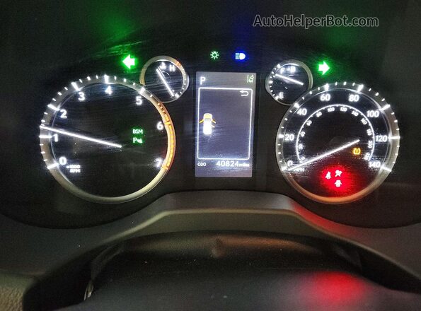 JTJAM7BX3P5371918 2023 LEXUS GX Black Instrument cluster view