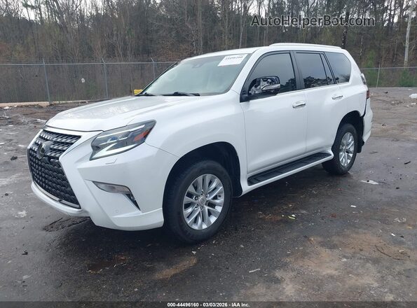JTJAM7BX4M5273654 2021 LEXUS GX 460 White წინა მარცხენა ხედი სამი მეოთხედიდან