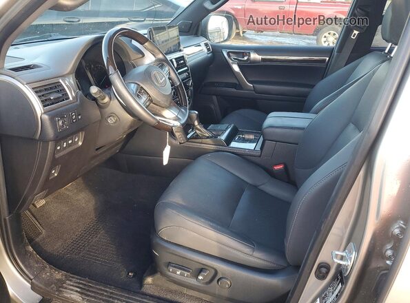 JTJAM7BX5P5350911 2023 LEXUS GX Silver Widok wnętrza z przodu