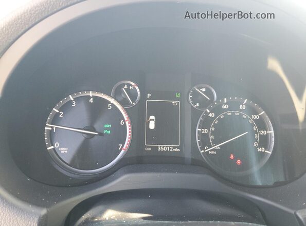 JTJAM7BX7P5373431 2023 LEXUS GX White Instrument cluster view