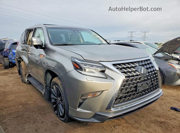 JTJAM7BX8M5282647 2021 LEXUS GX Silver წინა მარჯვენა