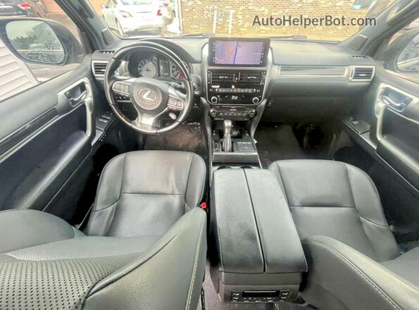JTJAM7BX8N5337809 2022 LEXUS GX Черный Вид салона спереди