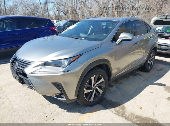 JTJBARBZ0J2154698 2018 LEXUS NX 300 Gray წინა მარცხენა ხედი სამი მეოთხედიდან
