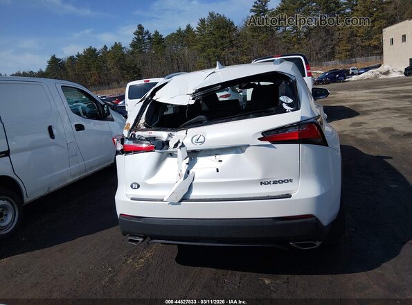 JTJBARBZ1H2107660 2017 LEXUS NX 200T White 