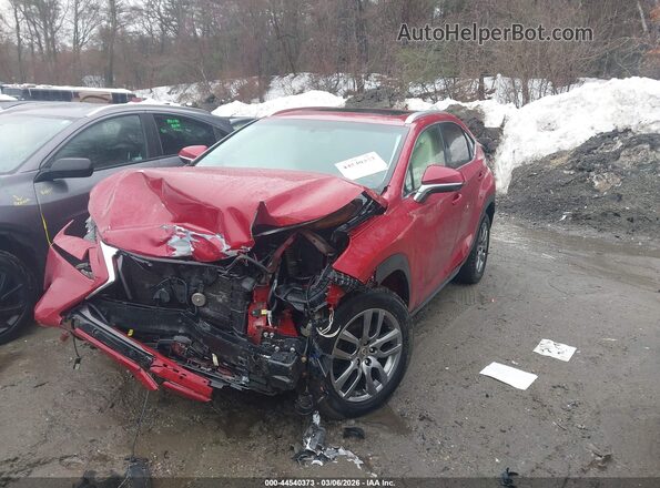 JTJBARBZ2G2047192 2016 LEXUS NX 200T Red Передня ліва чверть