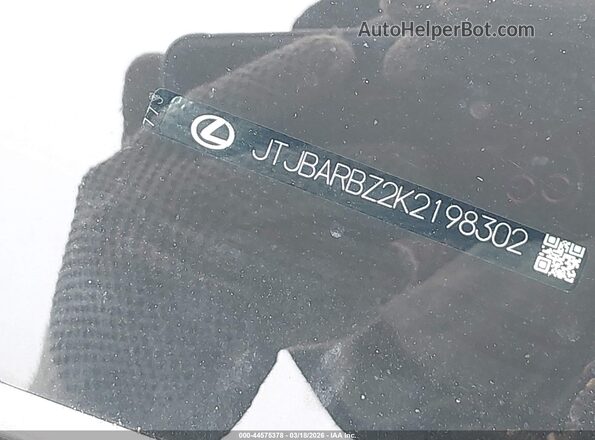 JTJBARBZ2K2198302 2019 LEXUS NX 300 Silver 