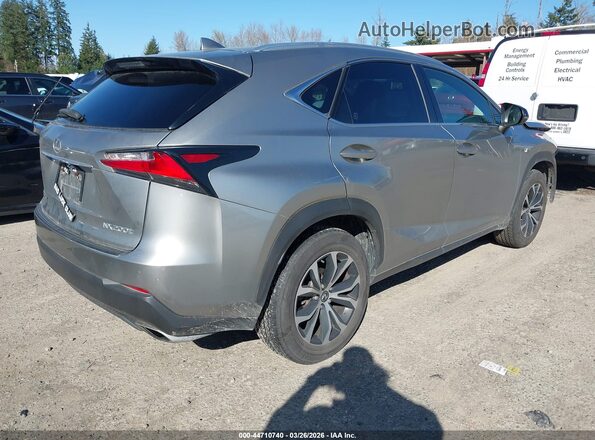 JTJBARBZ5G2060731 2016 LEXUS NX 200T Gray Rear right